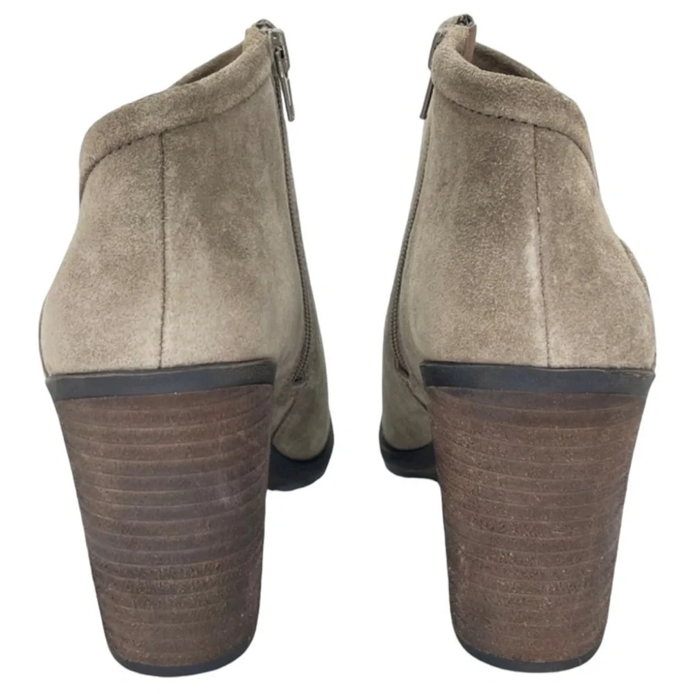 Lucky Brand Salza Brindle Suede Leather Womens Ankle Boots Size 11M - Picture 7 of 12